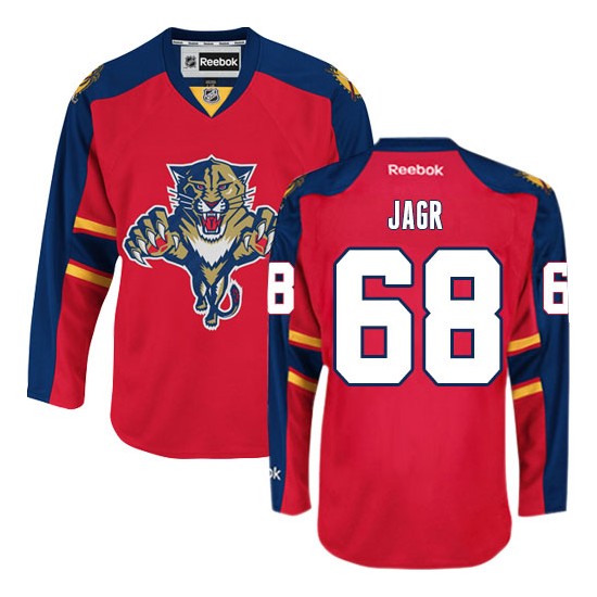 Premier Old Time Hockey Adult Jaromir Jagr Sawyer Hooded Sweatshirt Jersey  - NHL 68 Florida Panthers