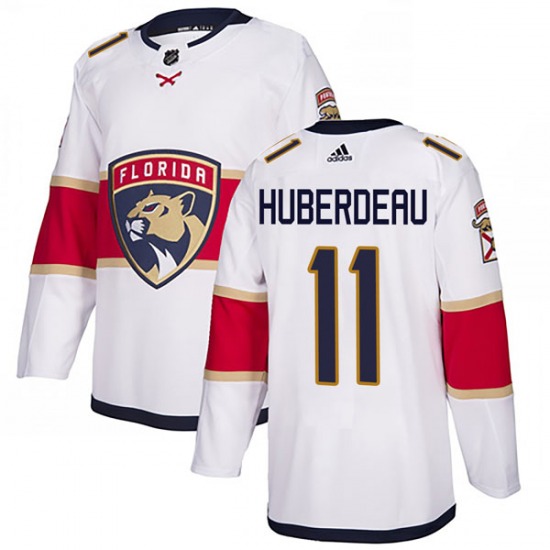 Authentic Adidas Adult Jonathan Huberdeau White Away Jersey