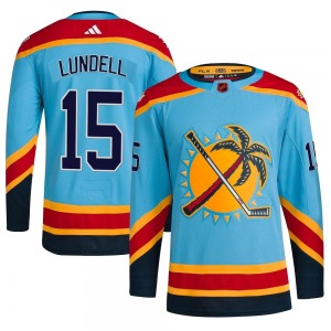 Florida Panthers Anton Lundell #15 Breakaway Home Replica Jersey