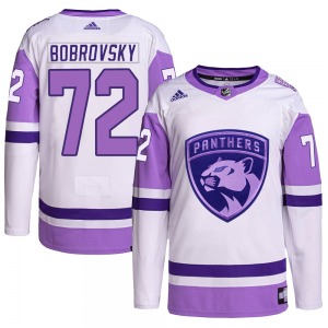Florida Panthers 2022 Reverse Retro #72 Sergei Bobrovsky Women's Name &  Number Shirt